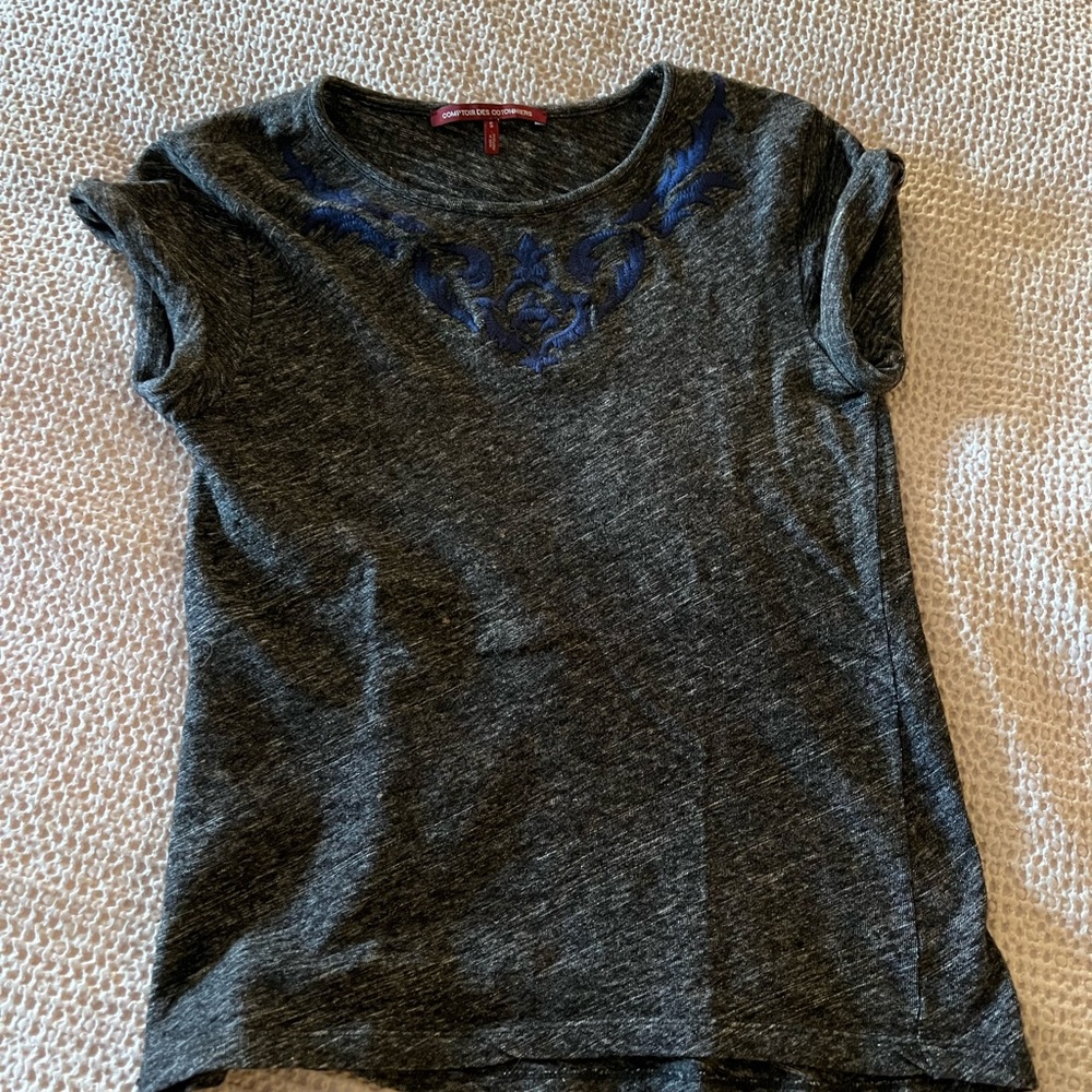 Comptoir De cotonniers Small T-shirt 52% cotton 37% Wool 11% Nylon